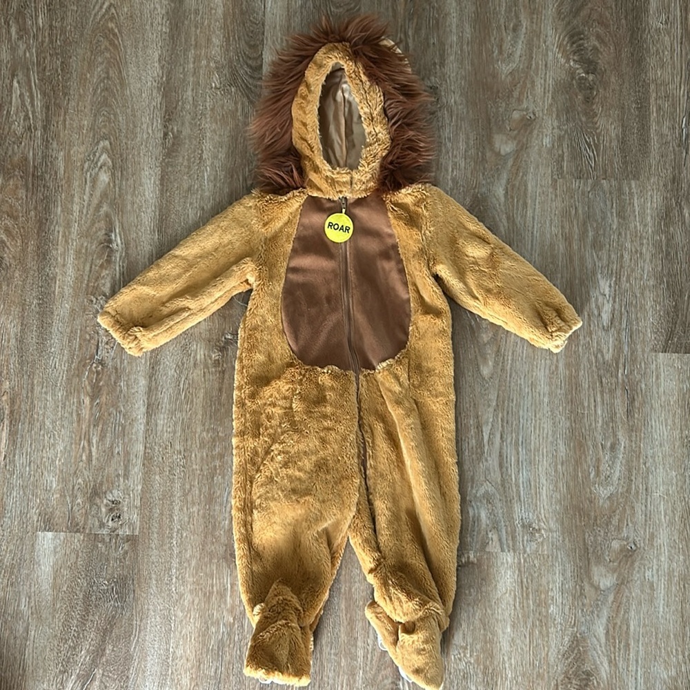 Kids Lion Costume - Brown